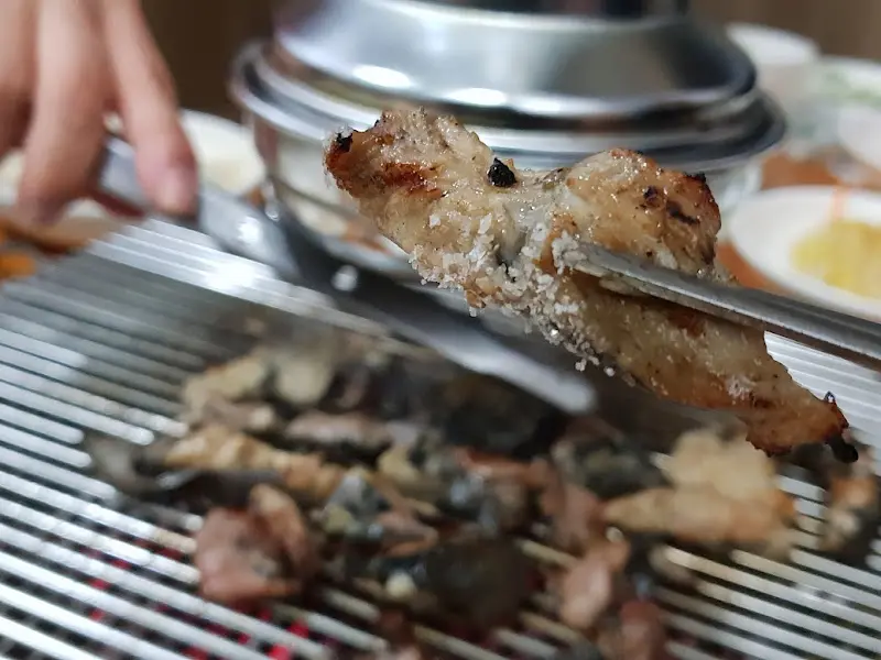 오골계 숯불구이