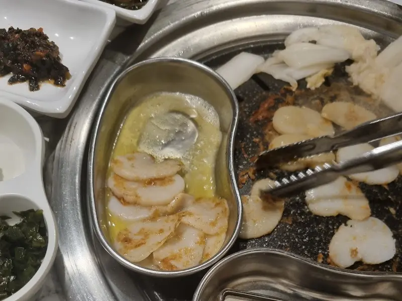 버터에 구워먹는 관자