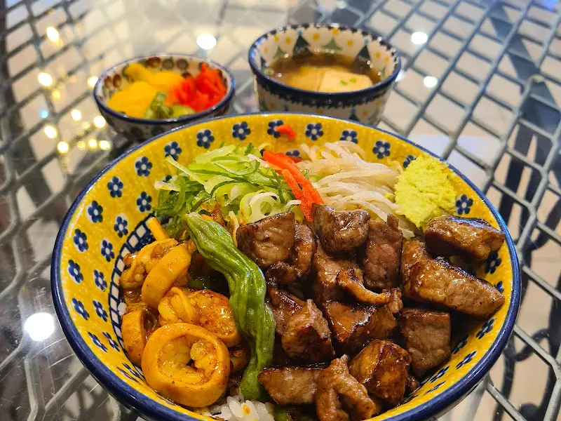 미도인 마곡점 대창 큐브 스테이크 덮밥