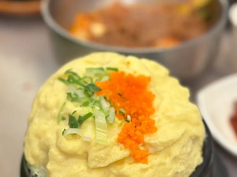 상수김치삼겹살 몽글계란찜