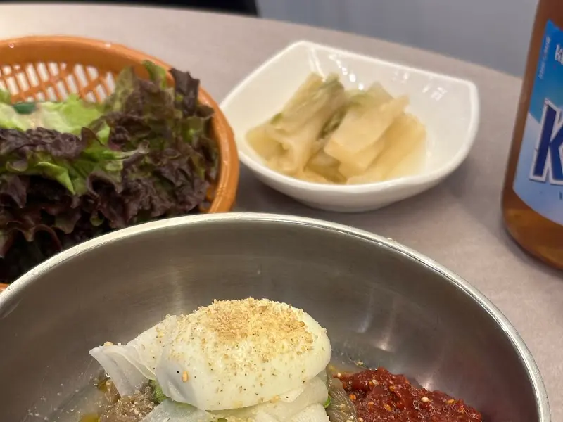 상수김치삼겹살 비빔냉면