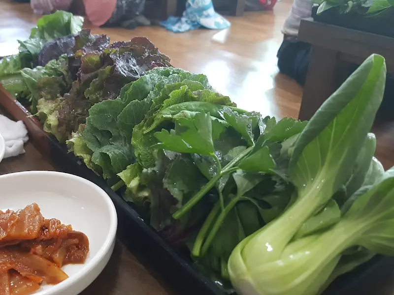 싱싱한 쌈 채소