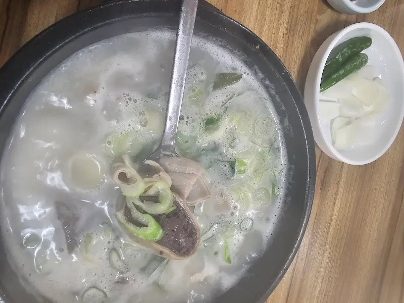 피순대국밥 비주얼
