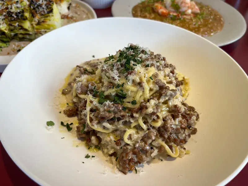 화이트 라구 파스타