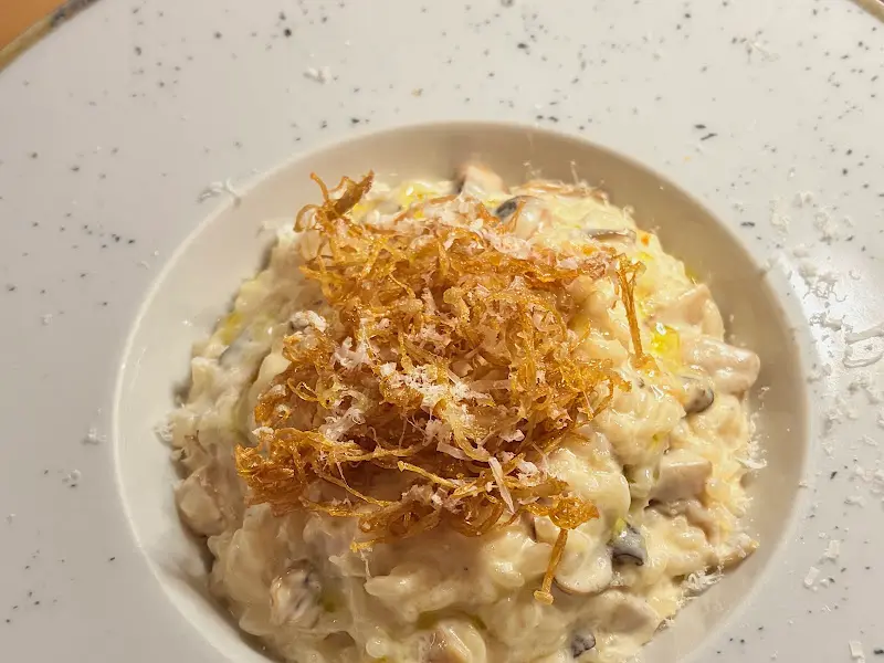 버섯 크림 리조또