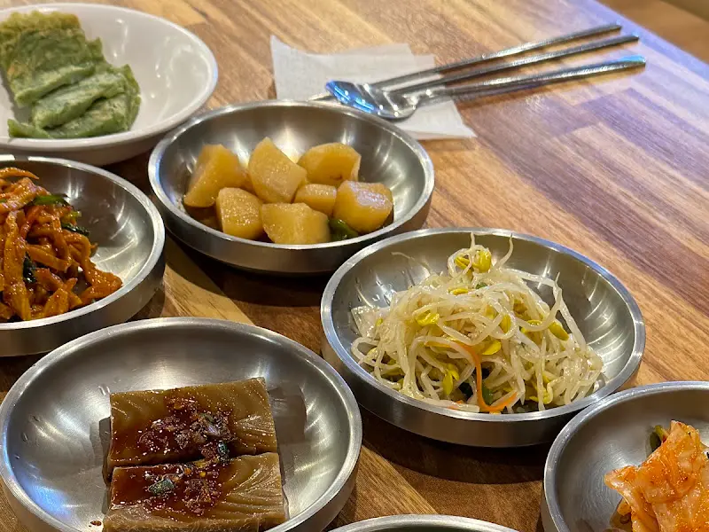 다양한 반찬 클로즈업