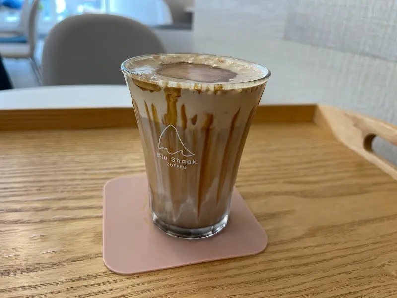 샥 라떼 근접샷