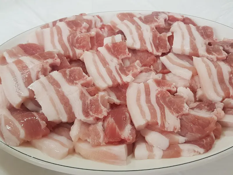 신선함이 느껴지는 삼겹살