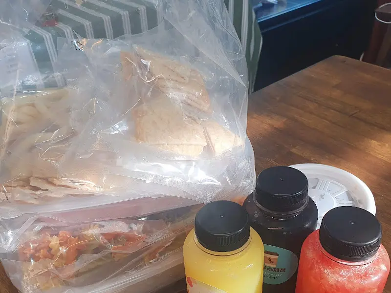 수제청과 샌드위치