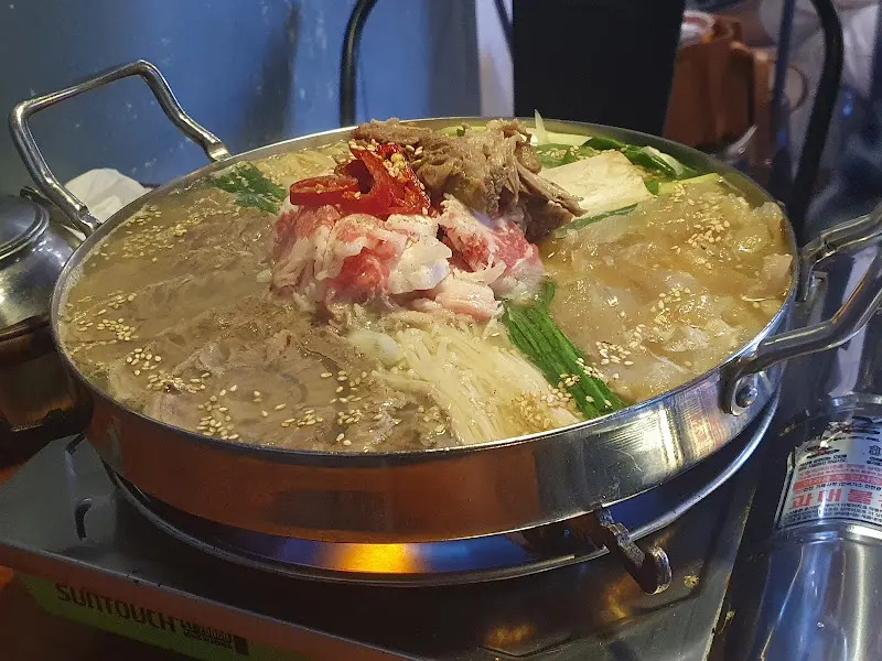 모란주점 스지전골 비주얼