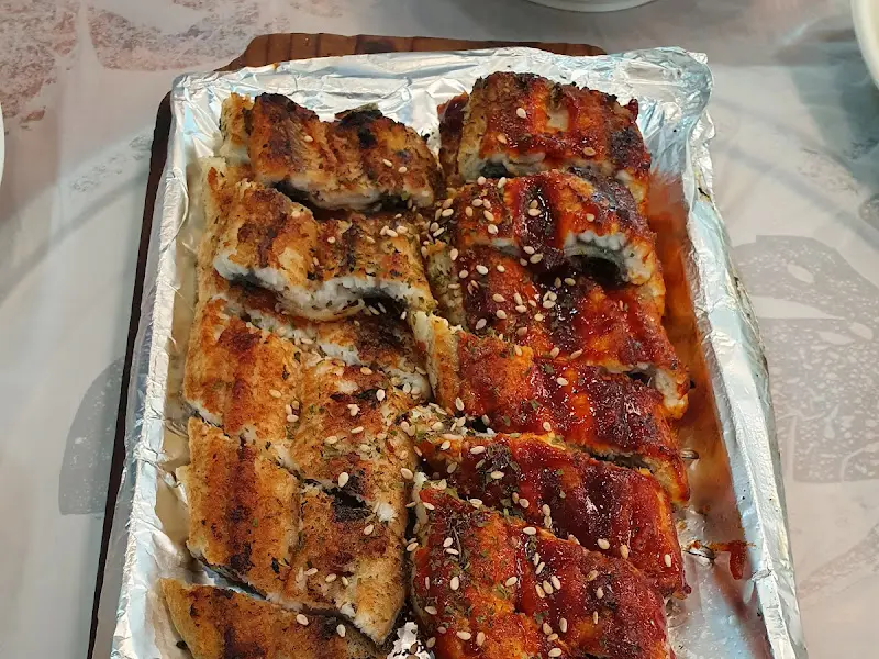 장어구이 클로즈업