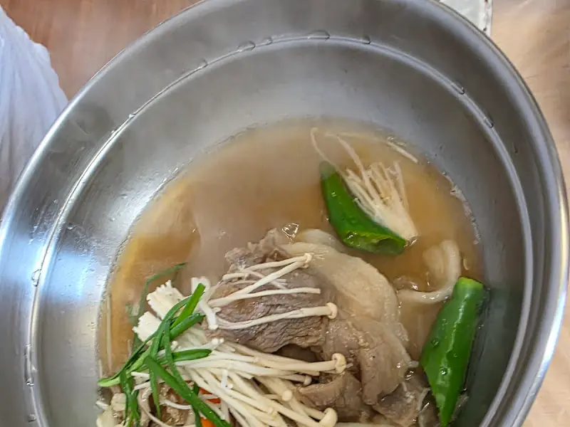 따뜻한 국물 요리