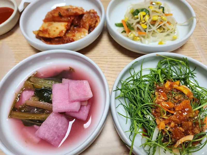 다양한 종류의 반찬