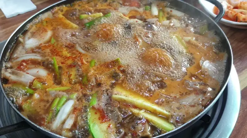 능이버섯 오리백숙