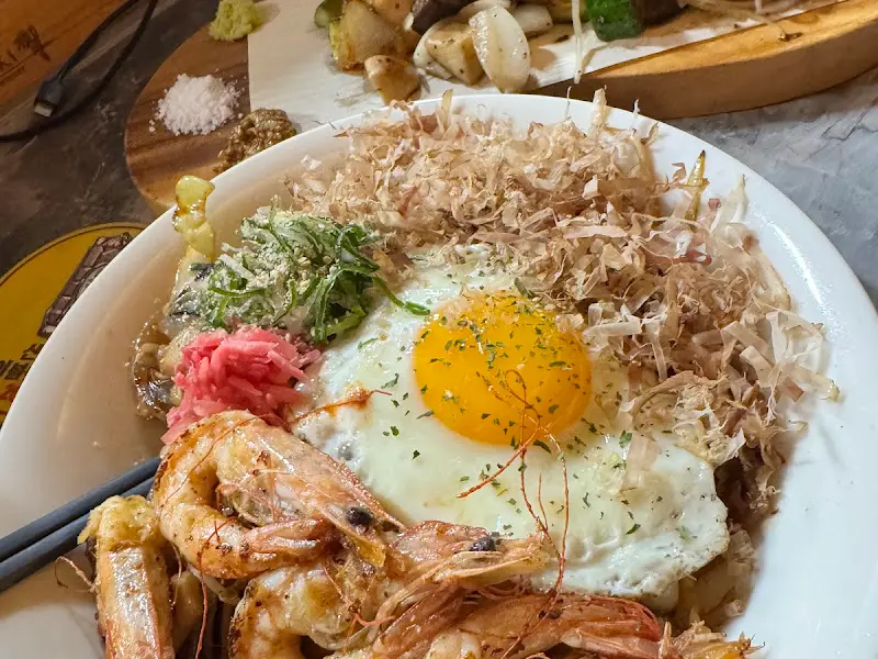 살치살 스테이크와 오코노미야끼