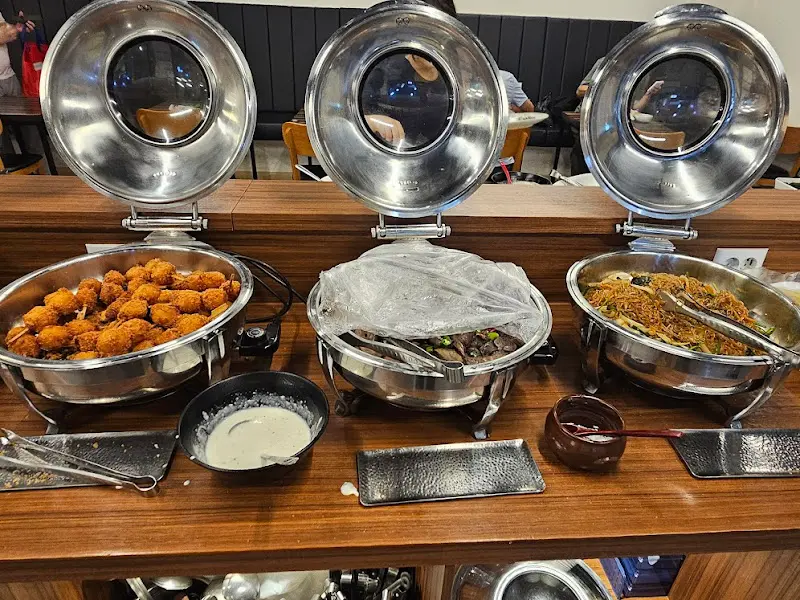 뷔페 음식 코너