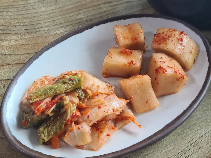 음성 설렁탕 깍두기, 김치
