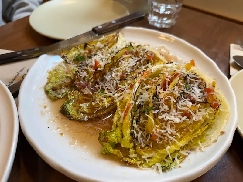 알배추 샐러드의 모습