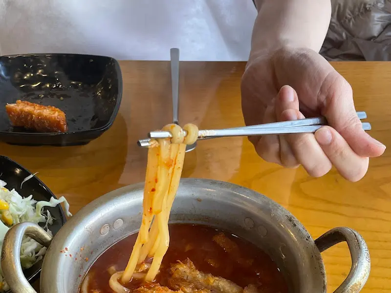 탱글탱글한 우동 면발