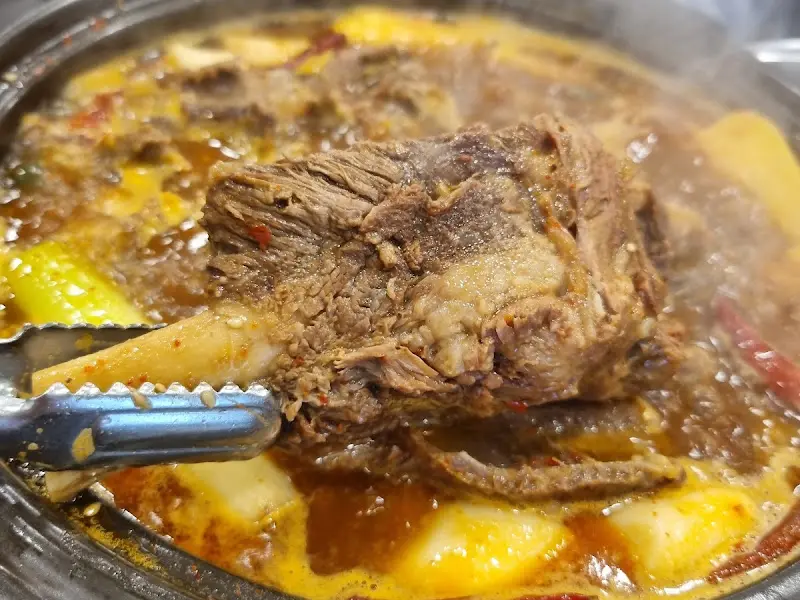 갈비찜 고기 클로즈업