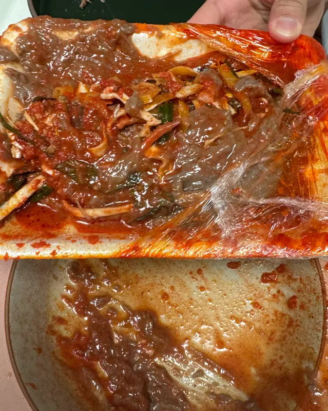 새콤달콤한 막국수