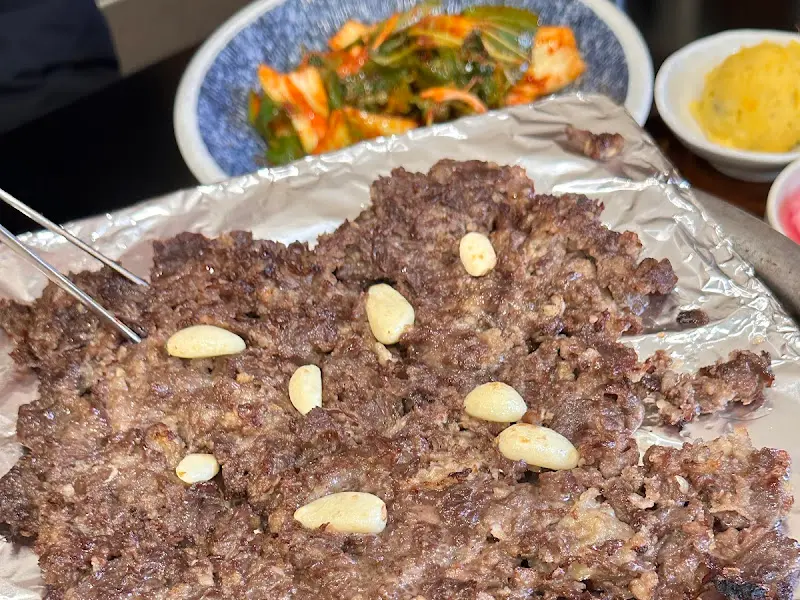 언양불고기와 밑반찬