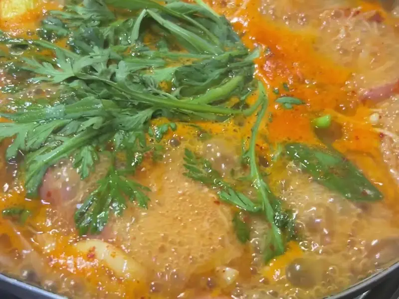 석기정 부대찌개 근접샷