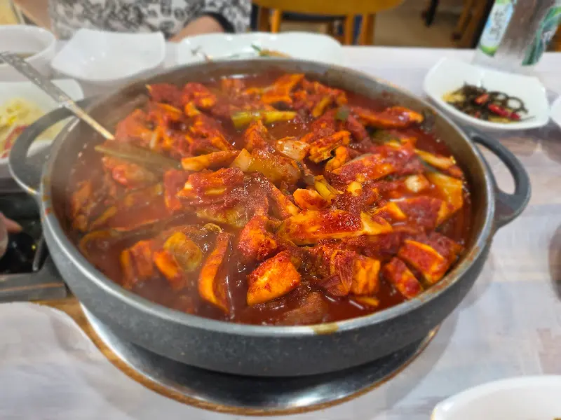 아나고 스끼야끼 근접샷