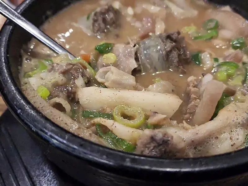 만복순대국 순대국 클로즈업