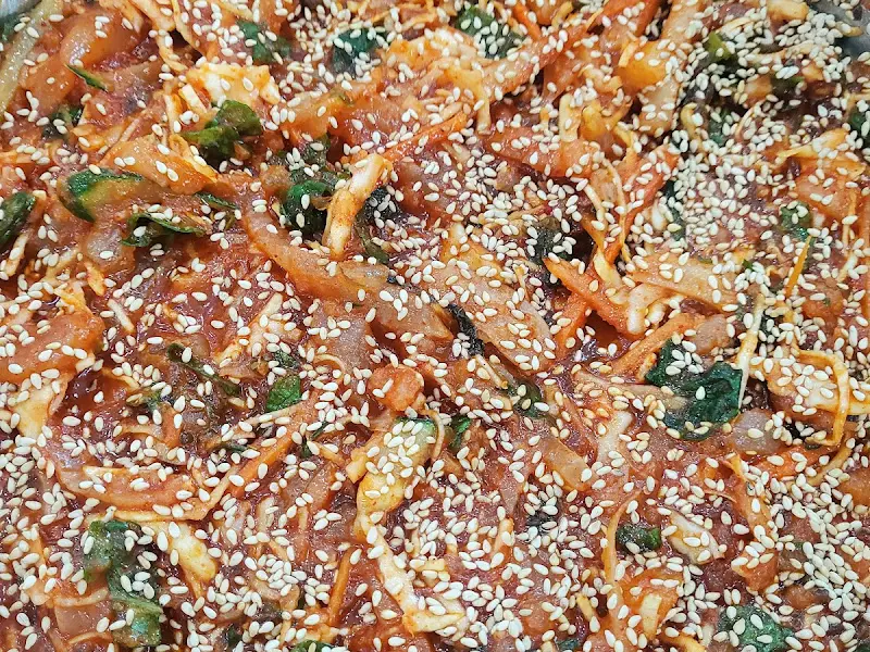 물회 디테일 샷