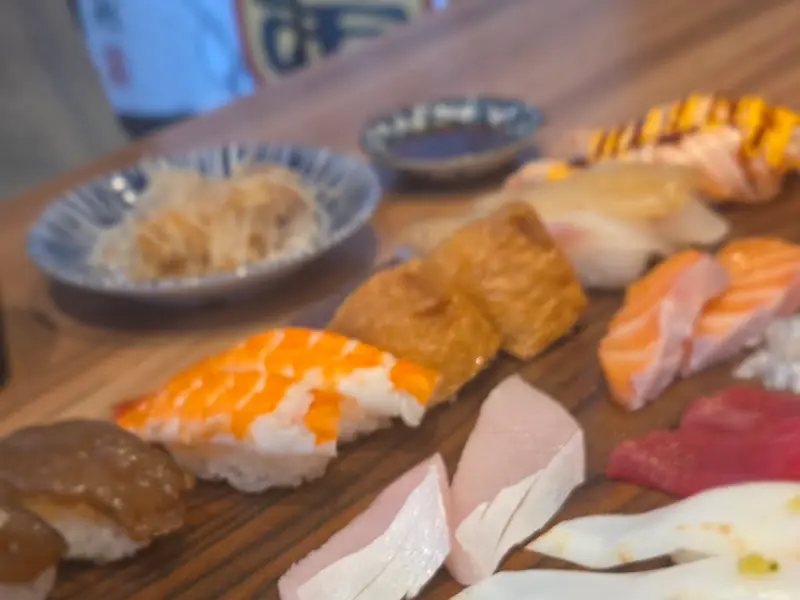 먹음직스러운 초밥의 자태