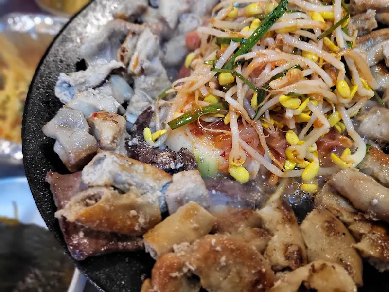 잘 구워진 소곱창