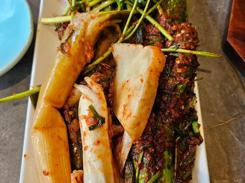 다람 모듬 김치 근접샷