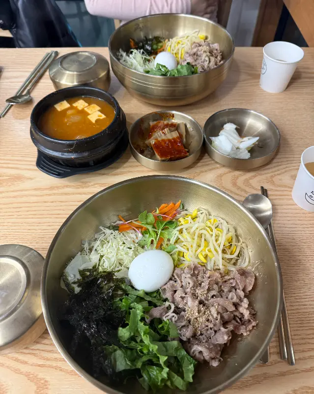 비빔밥 세트