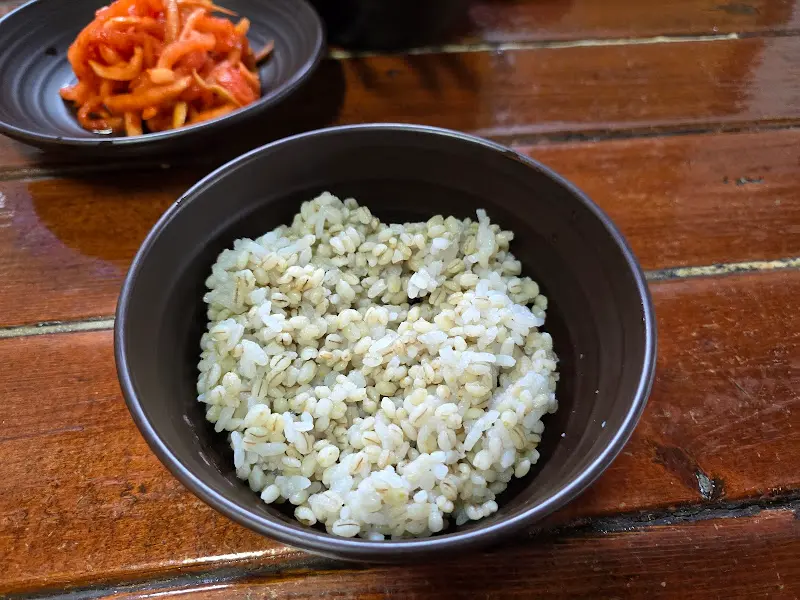 몽촌토성보리밥손칼국수 보리밥