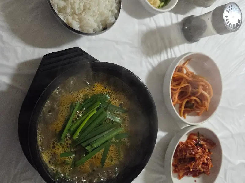 뼈해장국 항공샷