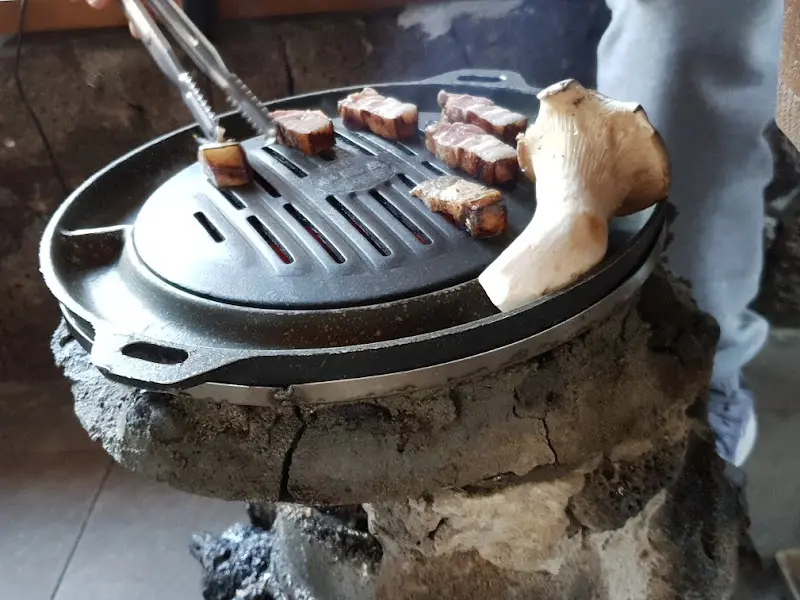 로담의 삼겹살 한 상 차림