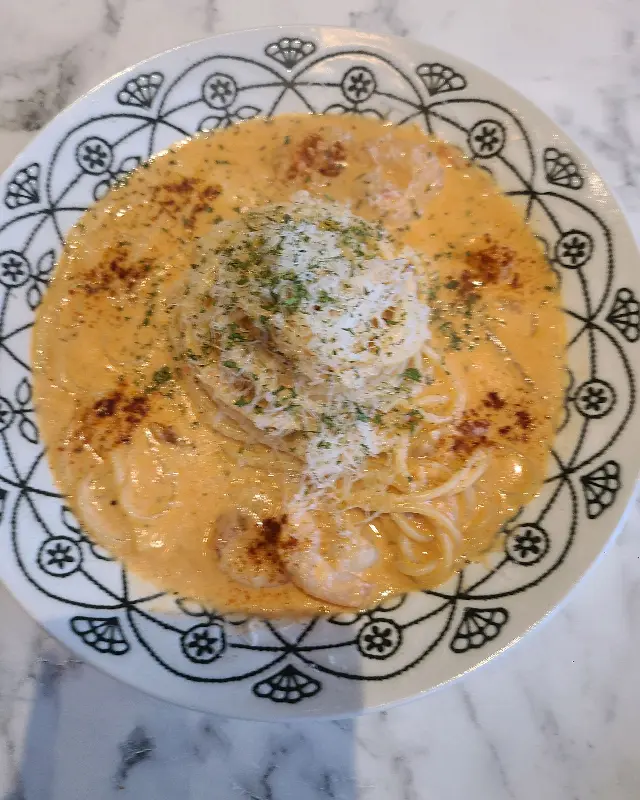 쉬림프 로제 파스타