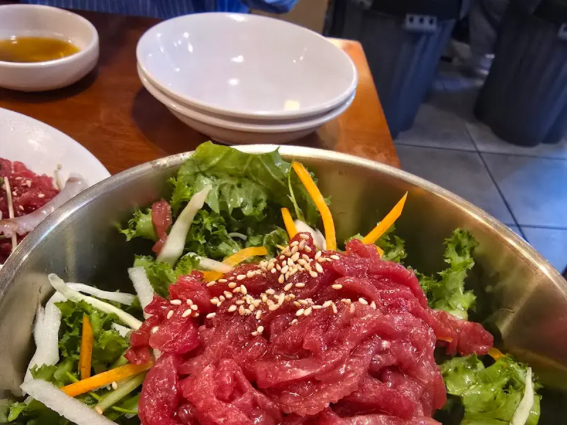 육회비빔밥 재료