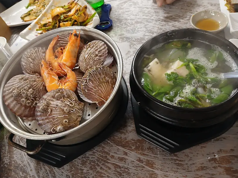 가리비찜과 지리탕