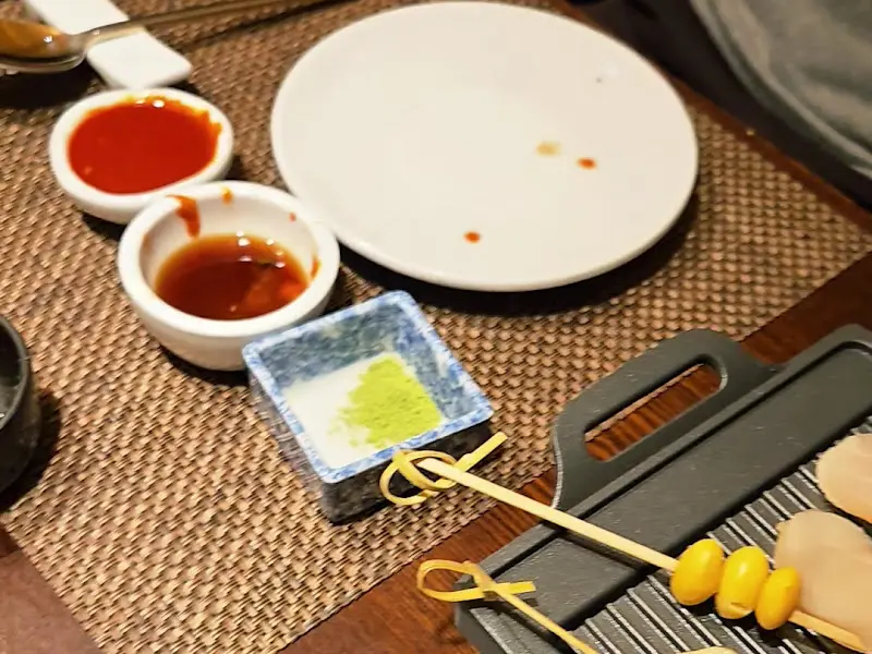 다양한 소스와 곁들임