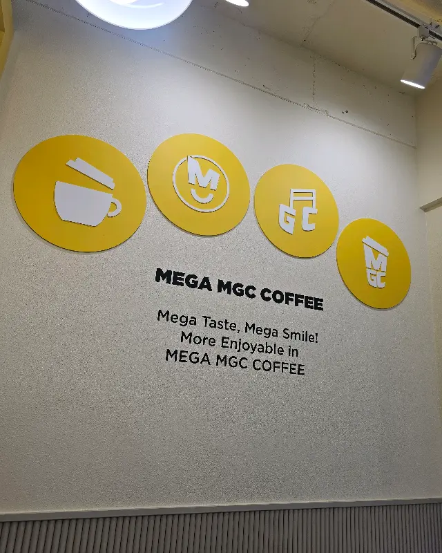 메가커피 내부 모습