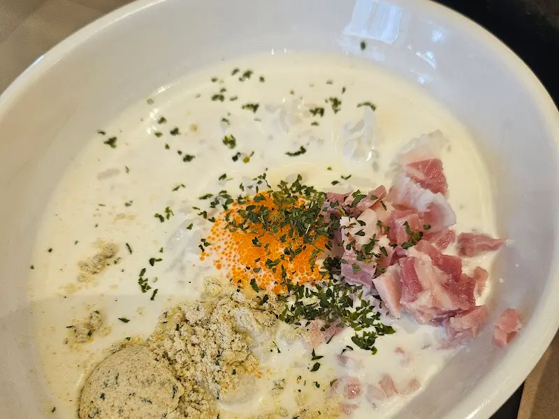 크림 파스타 재료