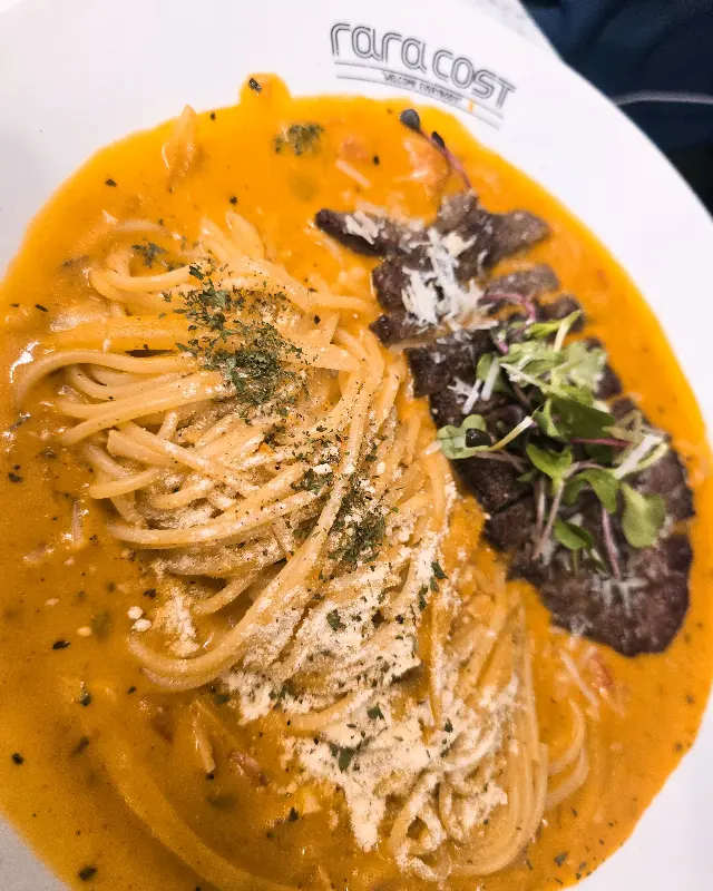 레드 봉골레 파스타