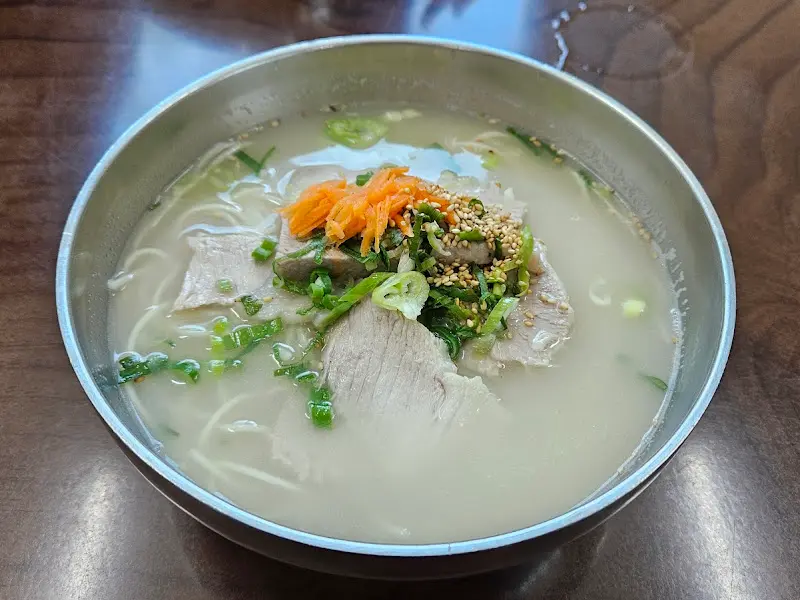 고기국수 근접샷