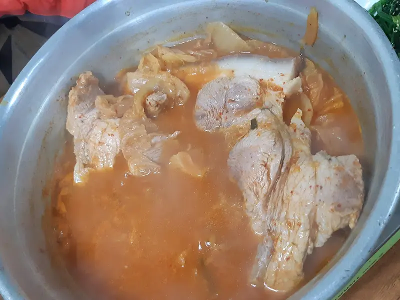 김치찜 재료