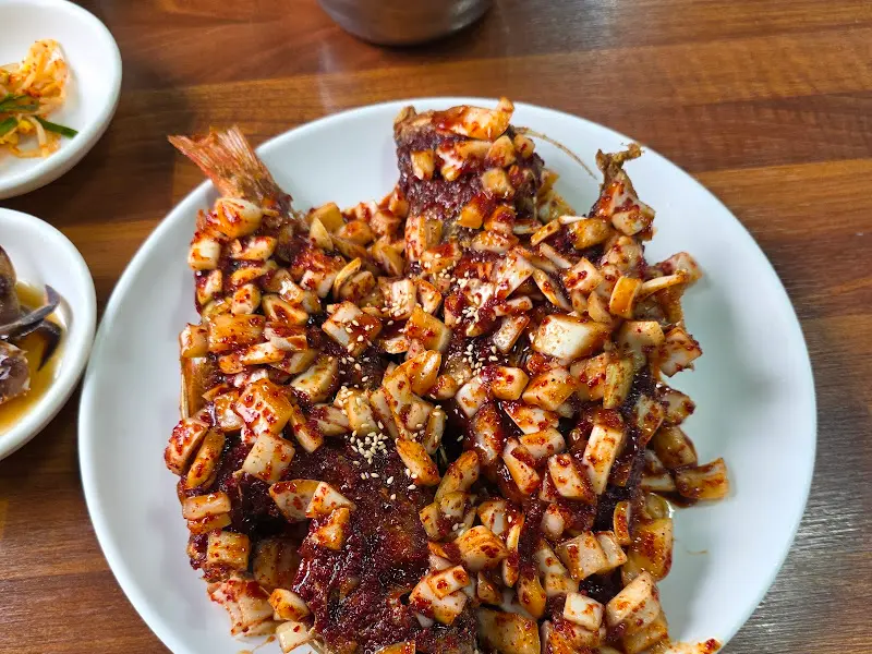 으뜨미 식당 우럭튀김