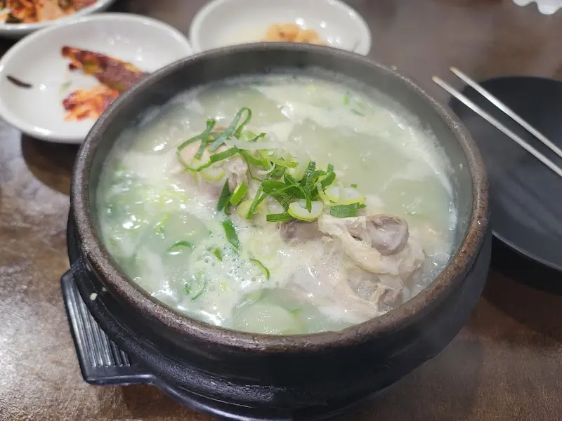 꽃밭식당 삼계탕 디테일샷