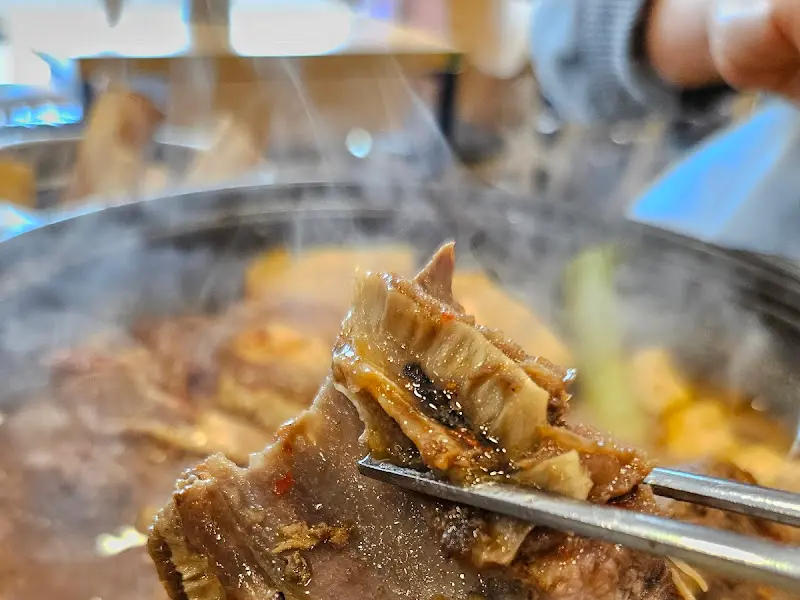 갈비찜 고기 확대