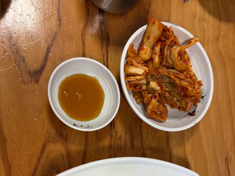 김치와 간장 소스